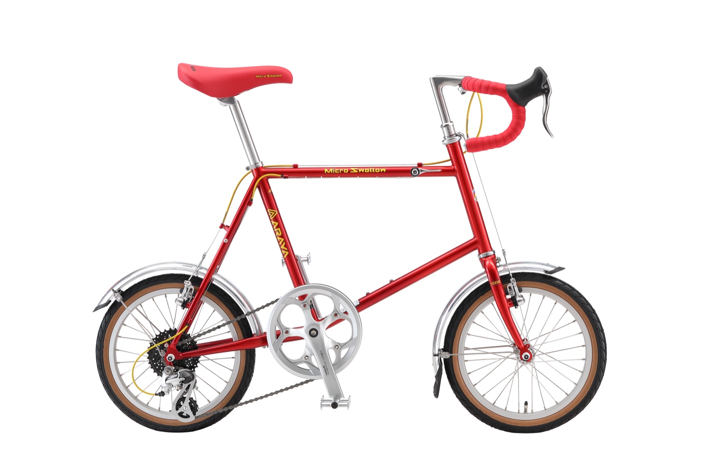 MICRO SWALLOW MCレッド 車体側面
